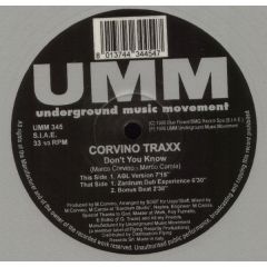 Corvino Traxx - Corvino Traxx - Don'T You Know (Grey Vinyl) - UMM