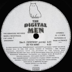 The Digital Men - The Digital Men - Everybody - Bibhouse Records