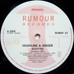 Hookline & Singer - Hookline & Singer - Nightime - Rumour Records