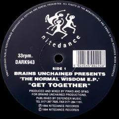 Brains Unchained - Brains Unchained - Normal Wisdom EP - Nitedance