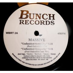 Massive Attack - Massive Attack - Unfinished Sympathy - Bunch Records