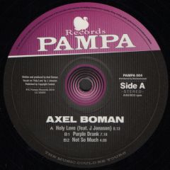 Axel Boman - Axel Boman - Holy Love - Pampa Records