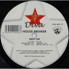 House Breaker - House Breaker - Keep On - Diva