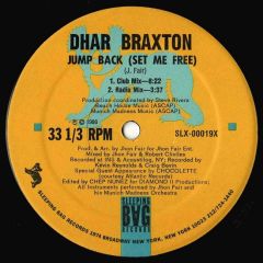 Dhar Braxton - Dhar Braxton - Jump Back (Set Me Free) - Sleeping Bag
