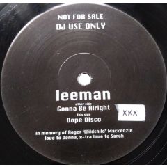 Leeman - Leeman - Gonna Be Alright - Black Label