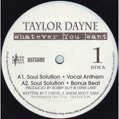 Taylor Dayne - Whatever You Want - River North Records