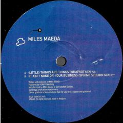 Miles Maeda - Miles Maeda - Things Are Things - Aroma 