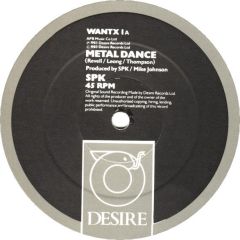SPK - SPK - Metal Dance - Desire Records
