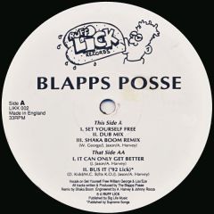 Blapps Posse - Blapps Posse - Set Yourself Free - Ruff Lick Records