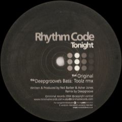 Rhythm Code - Rhythm Code - Tonight - Minimal Records