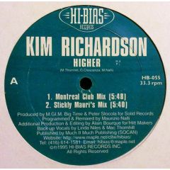 Kim Richardson - Kim Richardson - Higher - Hi-Bias Records