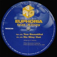 Euphoria Feat Kirsty - Euphoria Feat Kirsty - Too Beautiful - Next Generation