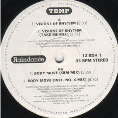 Tbmp - Tbmp - Visions Of Rhythm / Body Move - Raindance