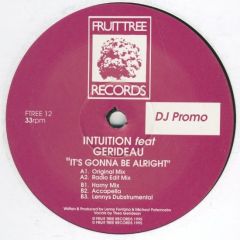 Intuition Feat. Gerideau - Intuition Feat. Gerideau - It's Gonna Be Alright - Fruittree Records