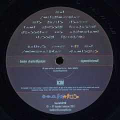 Kontrasequenz - Kontrasequenz - Binaler Otoplastikjumper / Eigenzeitintervall - Hadshot Haheizar