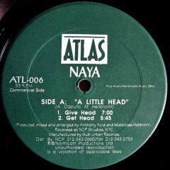 Naya - Naya - A Little Head - Atlas