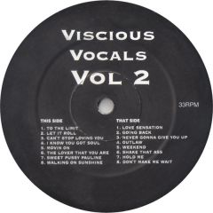 Various - Various - Viscious Vocals Vol 2 - Not On Label