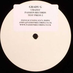 Grady G - Grady G - Crazee - Passion Records