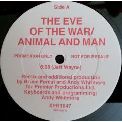 Jeff Wayne - Jeff Wayne - The Eve Of The War / Animal And Man - Columbia