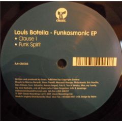 Louis Botella - Louis Botella - Funkosmonic EP - Classic 