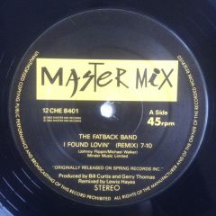Fatback Band - Fatback Band - I Found Lovin - Master Mix