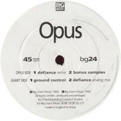 Opus - Opus - Defiance - Big Giant Music