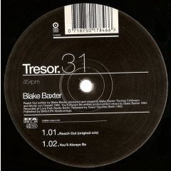 Blake Baxter - Blake Baxter - Reach Out - Tresor