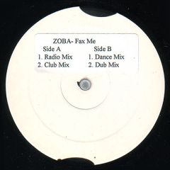 Zoba - Zoba - Fax Me - Starbound Records