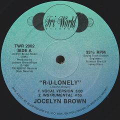 Jocelyn Brown - R U Lonely - Tri World