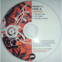 Carl B - Carl B - Justice - Fraction Records
