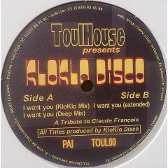 Kloklo Disco - Kloklo Disco - I Want You - Toulhouse