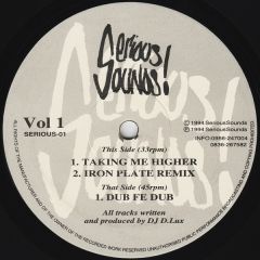DJ D.Lux - DJ D.Lux - Dub Fe Dub - Serious Sounds (UK)