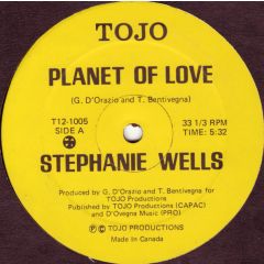 Stephanie Wells - Stephanie Wells - Planet Of Love - Tojo Productions