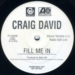Craig David - Craig David - Fill Me In - Atlantic