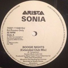 Sonia - Sonia - Boogie Nights - Arista