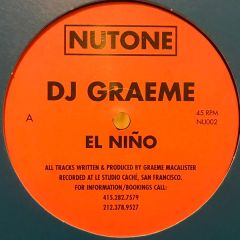 DJ Graeme - DJ Graeme - El Niño / Wildlife On One (Future) - Nutone