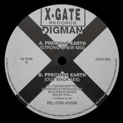 Digman - Digman - Precious Earth - X-Gate Records