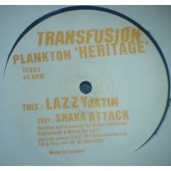 Plankton - Plankton - Heritage - Transfusion 