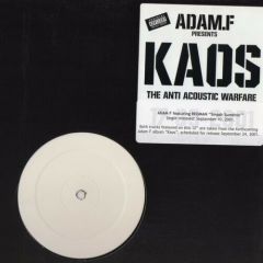 Adam F Presents - Adam F Presents - Kaos (The Anti-Acoustic Warfare) (Sampler 2) - EMI