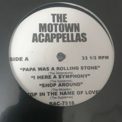 Various Artists - Various Artists - The Motown Acappellas - White