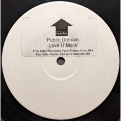 Public Domain - Public Domain - Love U More - Incentive