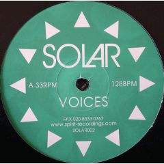 Solar - Solar - Voices - Spirit Recordings
