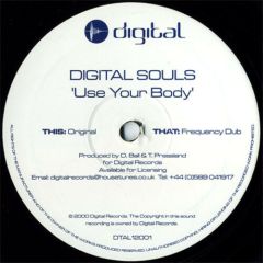 Digital Souls - Digital Souls - Use Your Body - Digital