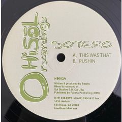 Sotero - This Was That - HiSol