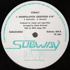 Cobalt - Cobalt - Manipulation Genetique - Subway