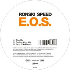 Ronski Speed - Ronski Speed - EOS - Euphonic