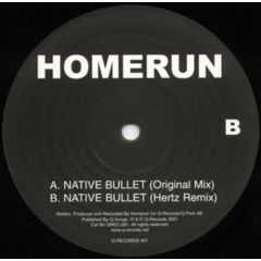 Homerun - Homerun - Native Bullet - Q-Records
