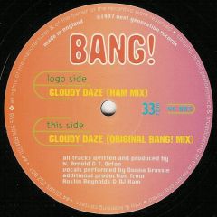 Bang  - Bang  - Cloudy Daze - Next Generation