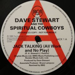 Dave Stewart And The Spiritual Cowboys - Dave Stewart And The Spiritual Cowboys - Jack Talking - RCA