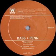 Bass & Penn - Bass & Penn - Happiness - Weekend Records 